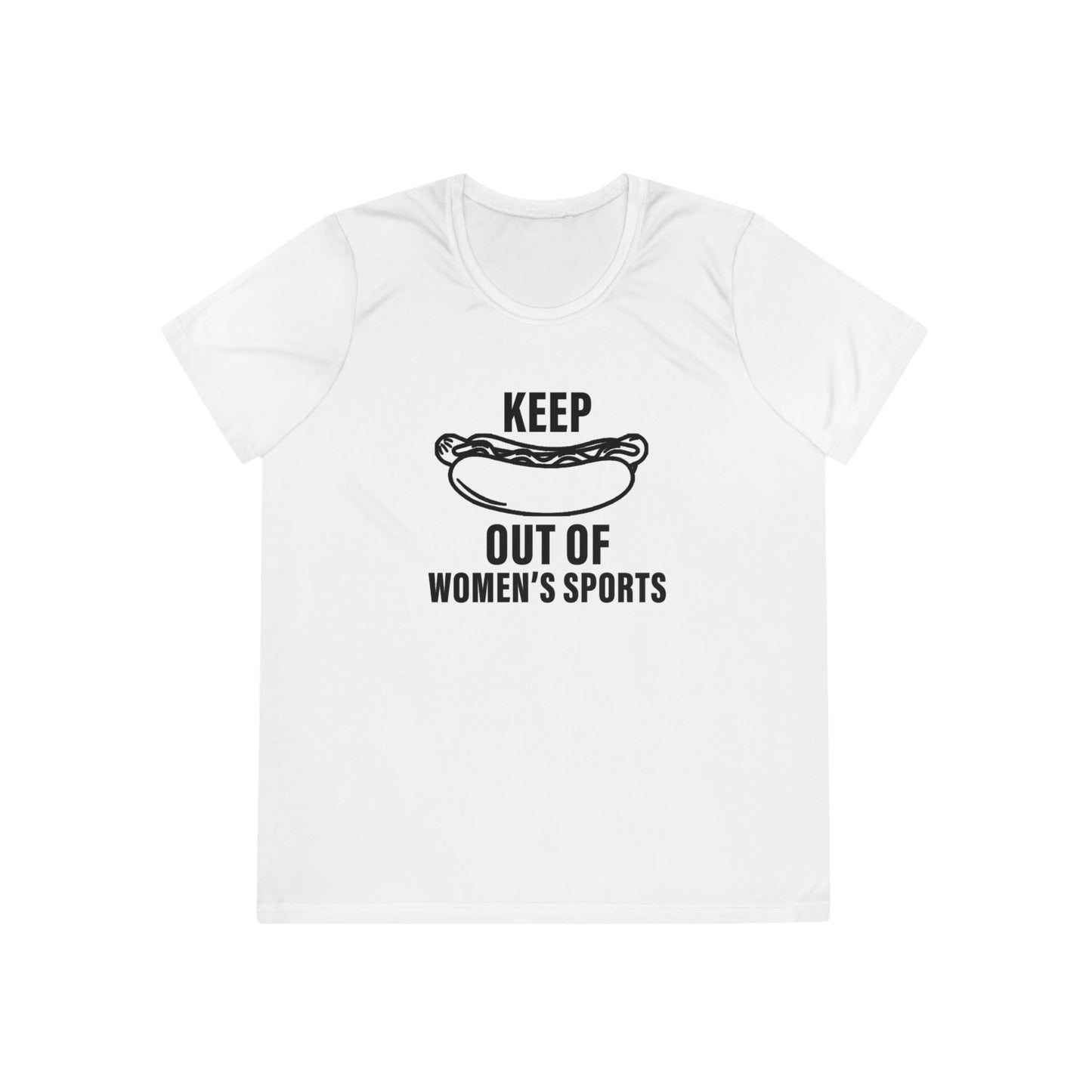 Keep 'Hot-Dogs' Out of Women's Sports | Ladies Competitor Tee