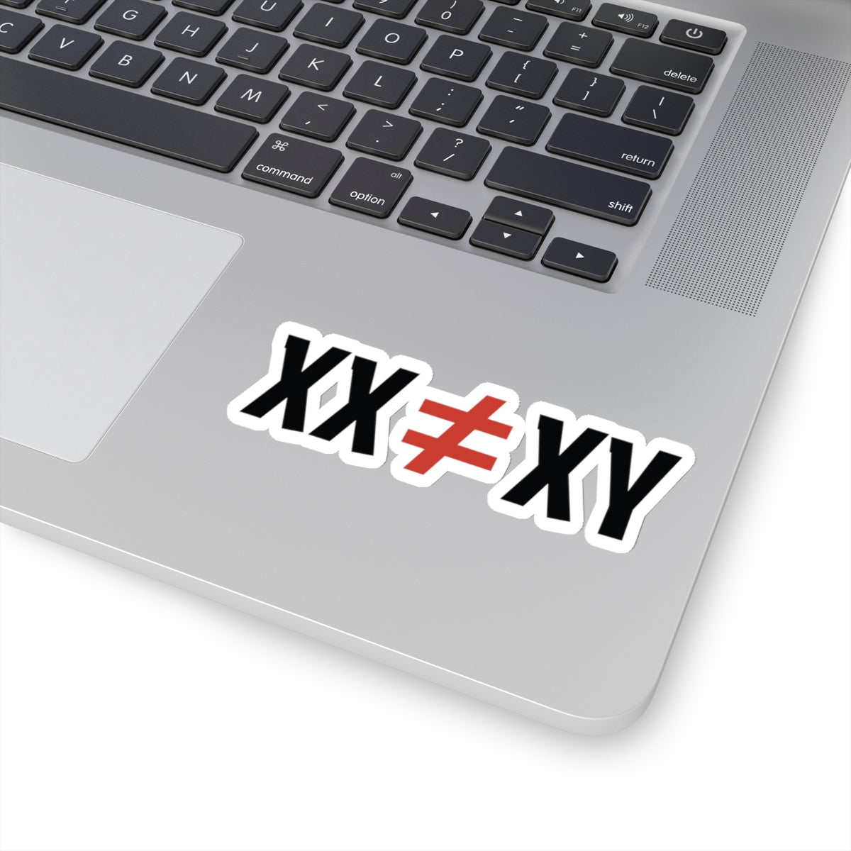 XX ≠ XY | Black & Red Sticker