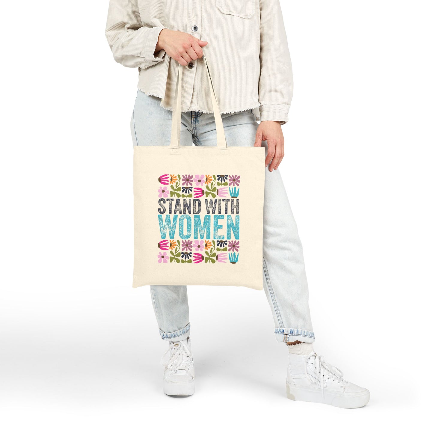Stand with Women | Canvas Tote Bag