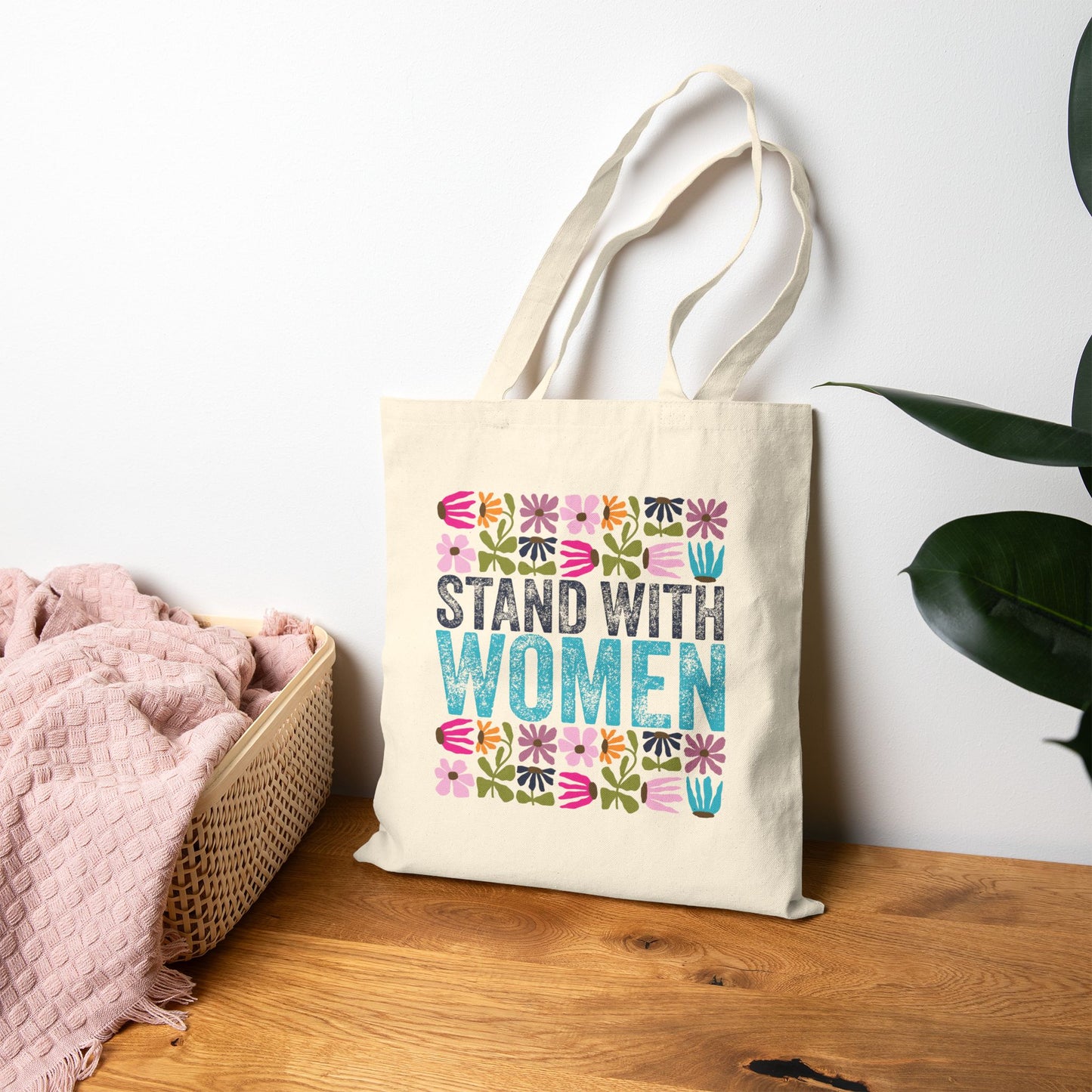 Stand with Women | Canvas Tote Bag
