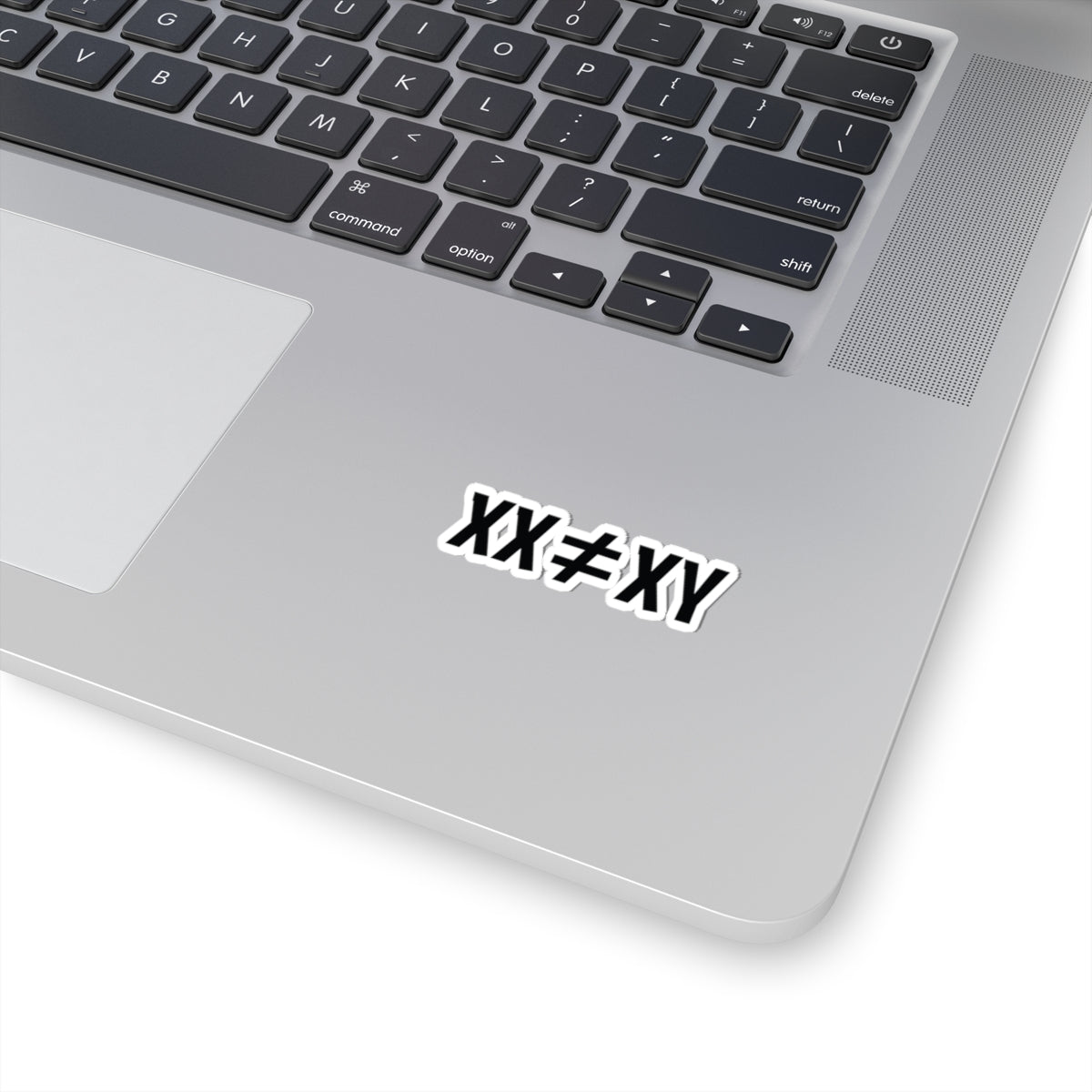 XX ≠ XY | Black Sticker