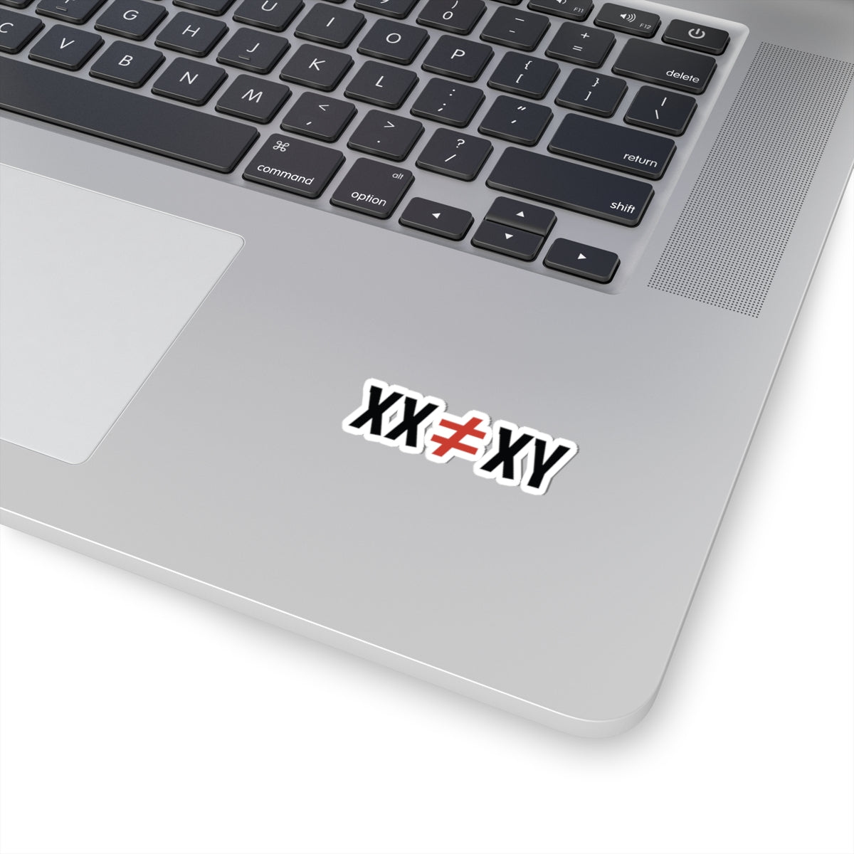 XX ≠ XY | Black & Red Sticker