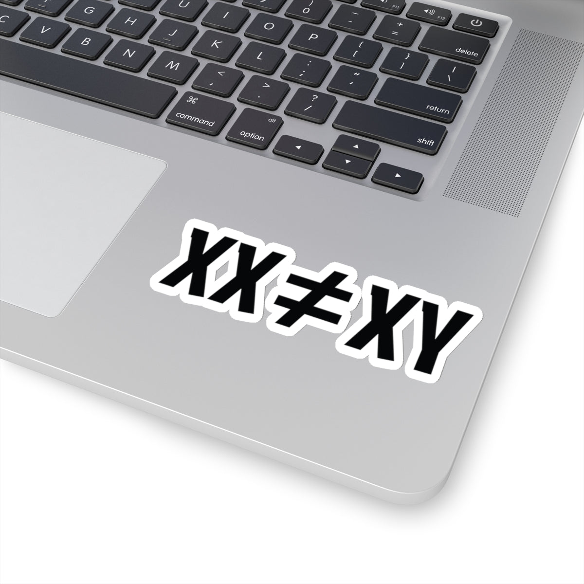 XX ≠ XY | Black Sticker