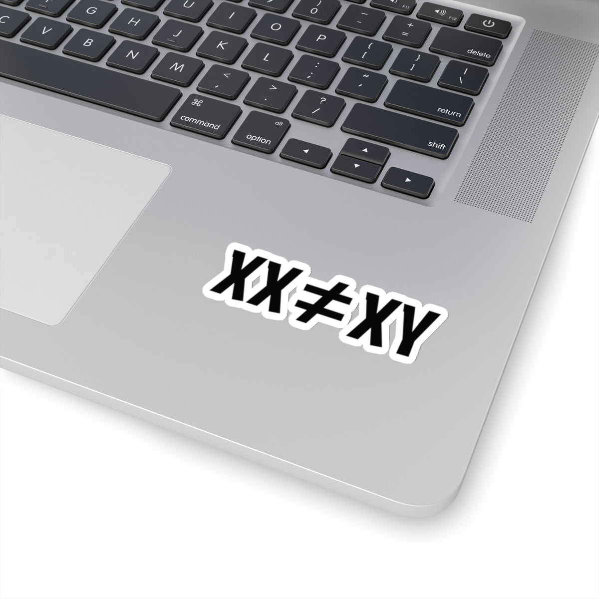 XX ≠ XY | Black Sticker