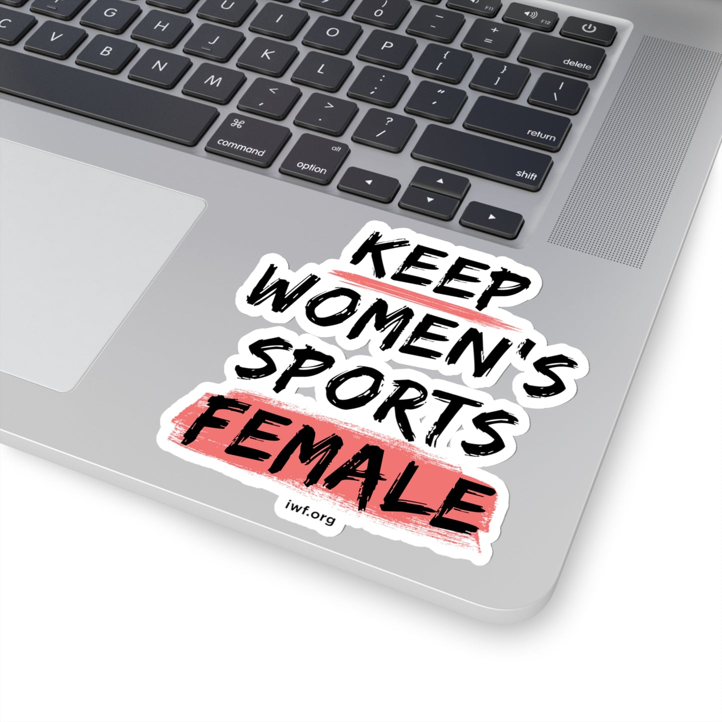 Keep Women's Sports Female Sticker I Coral