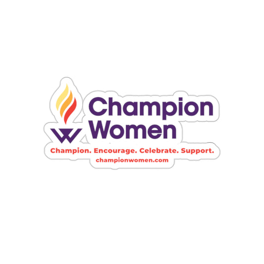 Champion Women Sticker