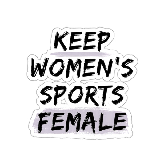 Keep Women's Sports Female Sticker I Lavendar