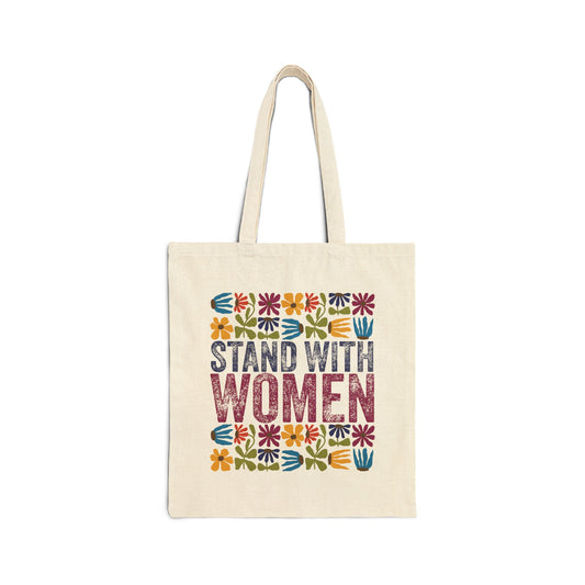 Stand with Women | Canvas Tote Bag