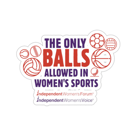 The Only Balls in Women’s Sports | Sticker