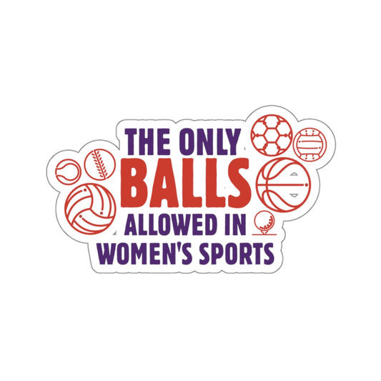 The Only Balls in Women’s Sports | Sticker