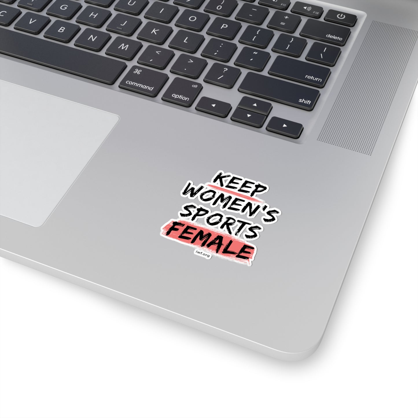 Keep Women's Sports Female Sticker I Coral