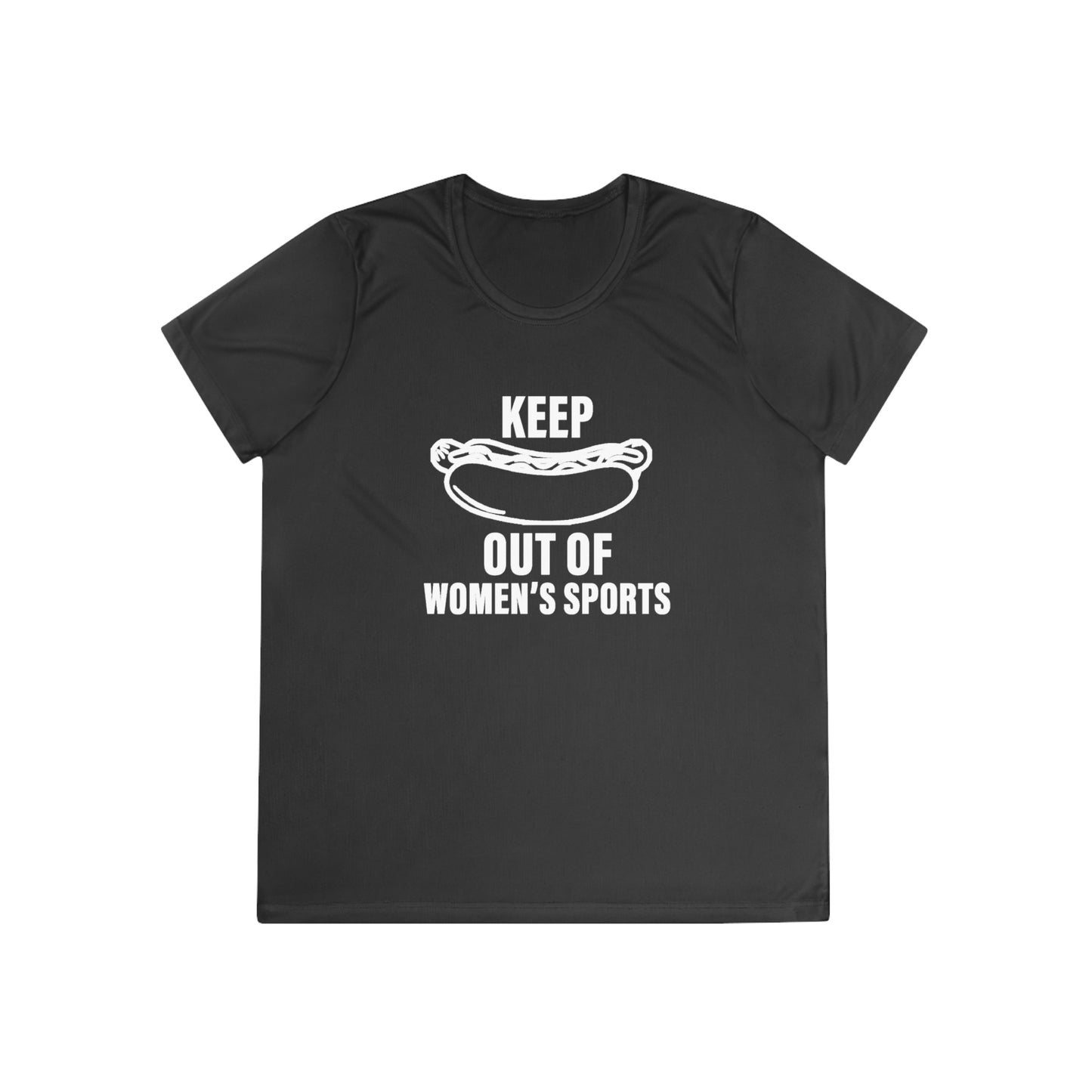 Keep 'Hot-Dogs' Out of Women's Sports | Ladies Competitor Tee