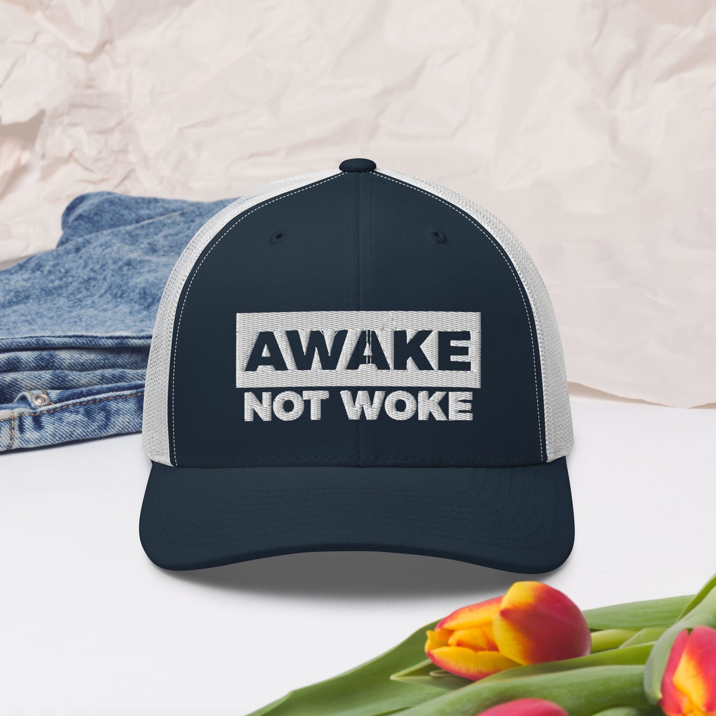 Awake Not Woke | Trucker Hat