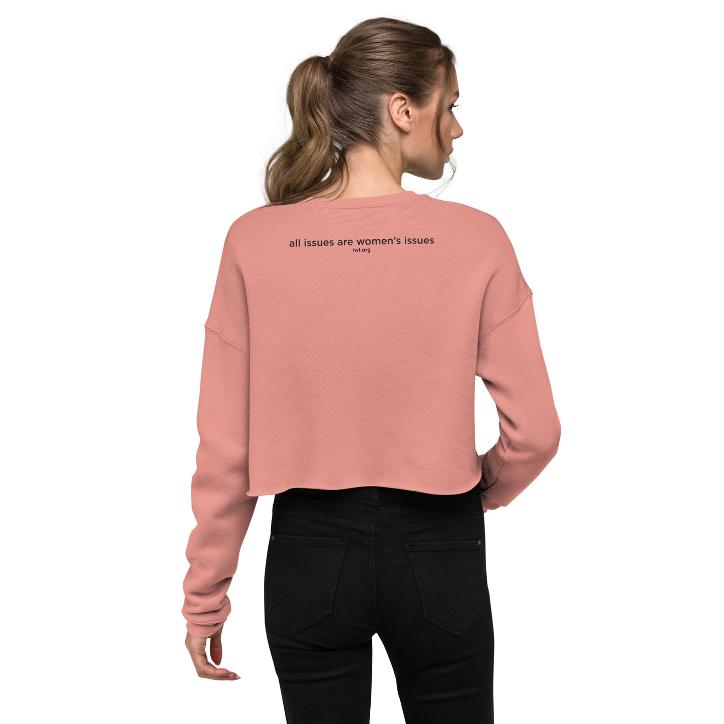 Embroidered “i” | Cropped Sweatshirt
