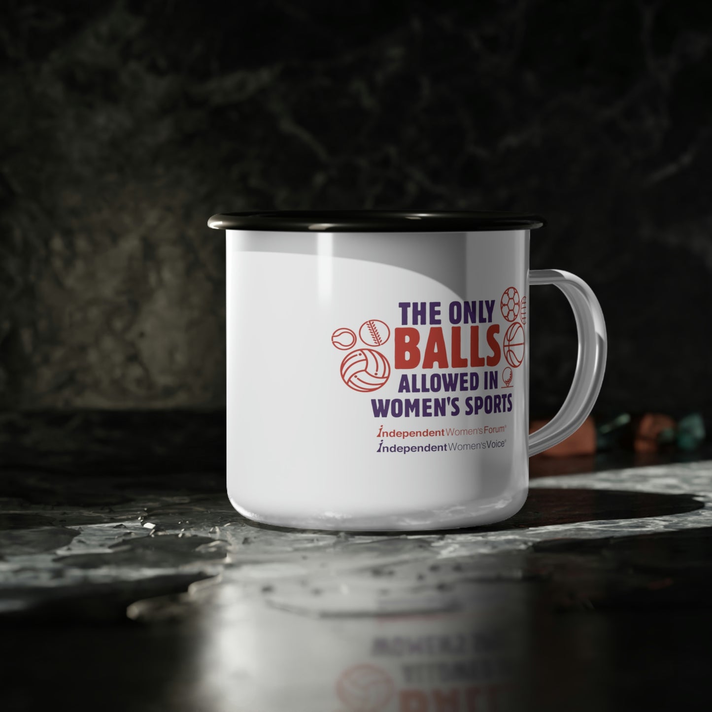 The Only Balls in Women’s Sports | Campfire Mug