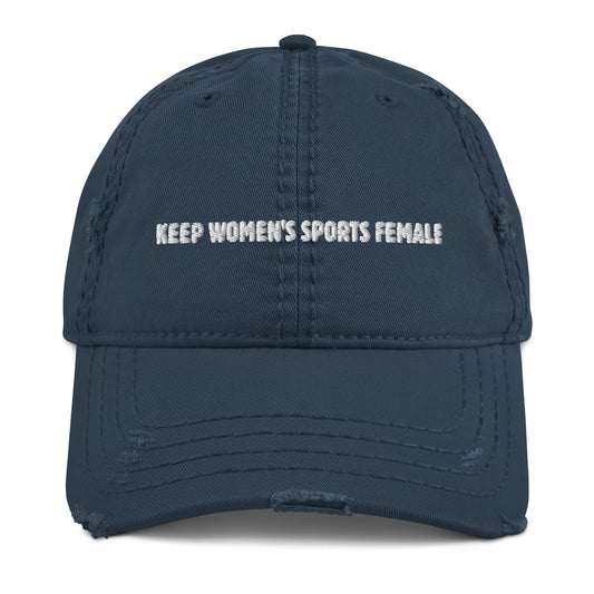 Women’s Sports | Distressed Baseball Hat